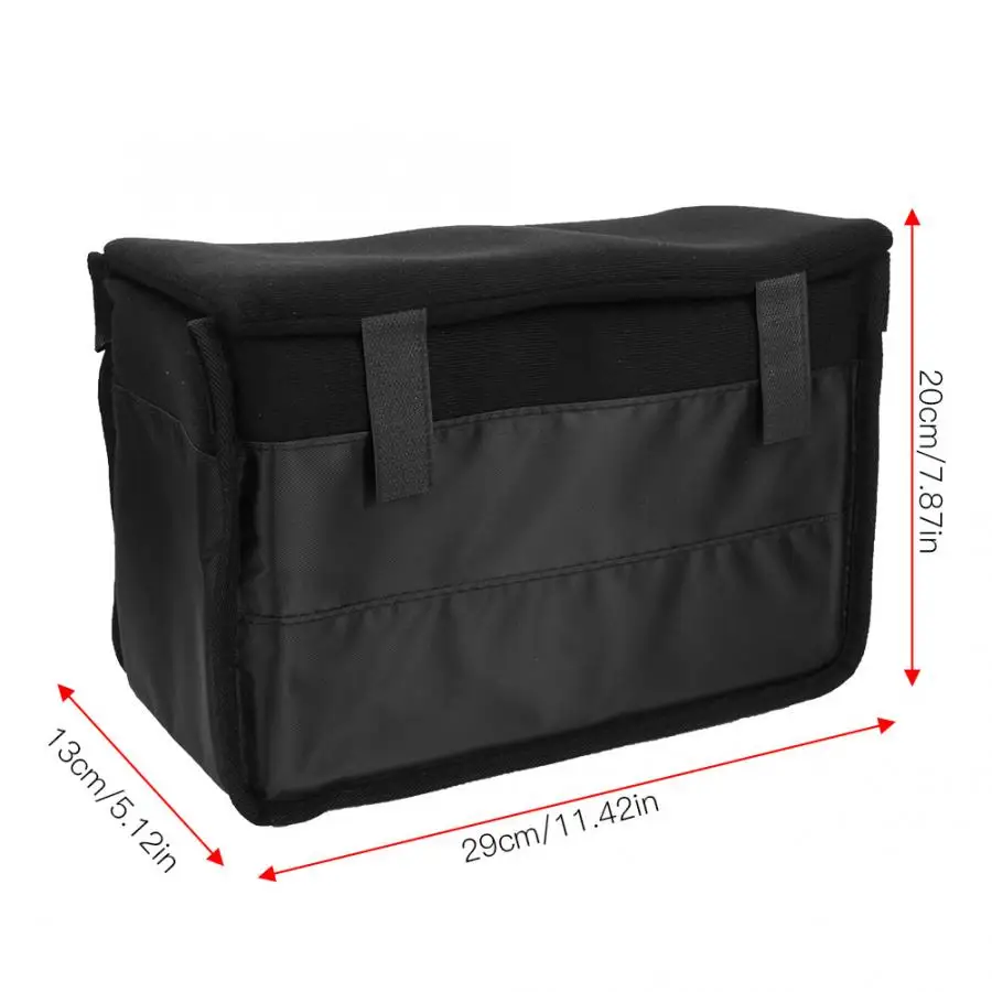 Черный DSLR перегородка мягкая Камера сумка Вставка чехол делитель Водонепроницаемый Встроенная вставка Камера сумка
