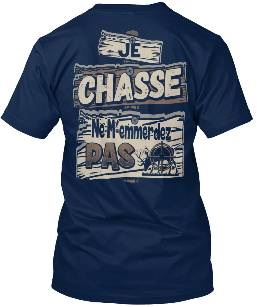 Мужская футболка JE CHASSE NE MɾMMERDEZ PAS! Для женщин |