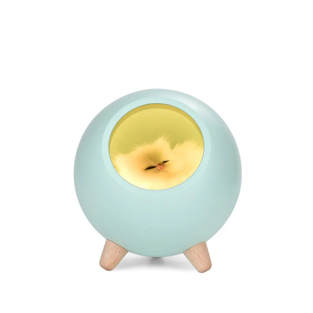 

Sleeping Mini Bedside Bedroom Cartoon Cat Gifts Cute Home Decor Table Led Night Light USB Charging Children ABS