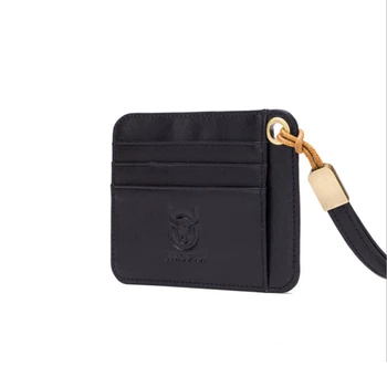 

LKEEP Credit ID Card Holder Slim Leather Wallet Business Purse Money Case for Men Women Black Fashion Card Wallet