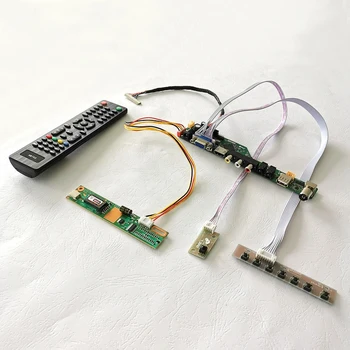 

For B150XG02/B150XG05 1-CCFL LVDS 30-Pin 1024*768 notebook PC VGA+HDMI+Audio+USB+Remote 15" LCD screen controller board DIY kit