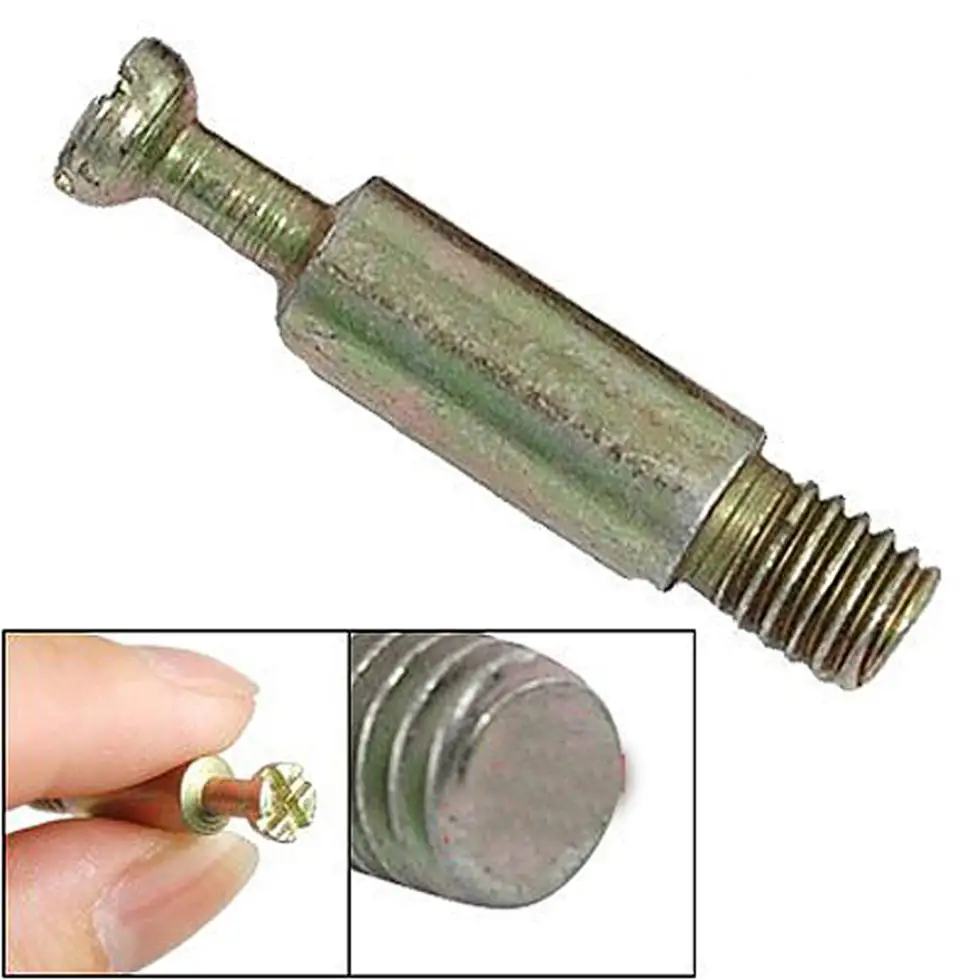 

5 Pcs 5.5mm Dia Threaded Furniture Joint Connector Bolts