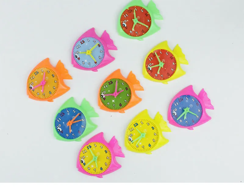 Huilong ежечасно обучающая машина часы в форме рыбы школьный подарок для детей время Когнитивная игрушка для детского сада
