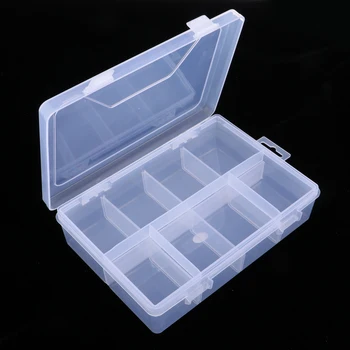 

12 Grids Jewelry Storage Box Clear Box Case Bead Organizer Container