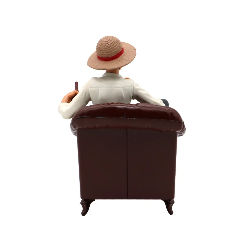 Милая экшн фигурка цельная Обезьяна D Luffy Sabo Ace Gear с диваном 13 см для