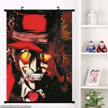 

Anime Hellsing Alucard Seras Victoria Heinkel Wolfe Wall Scroll Mural Poster Wall Hanging Poster Home Decor Art Collection