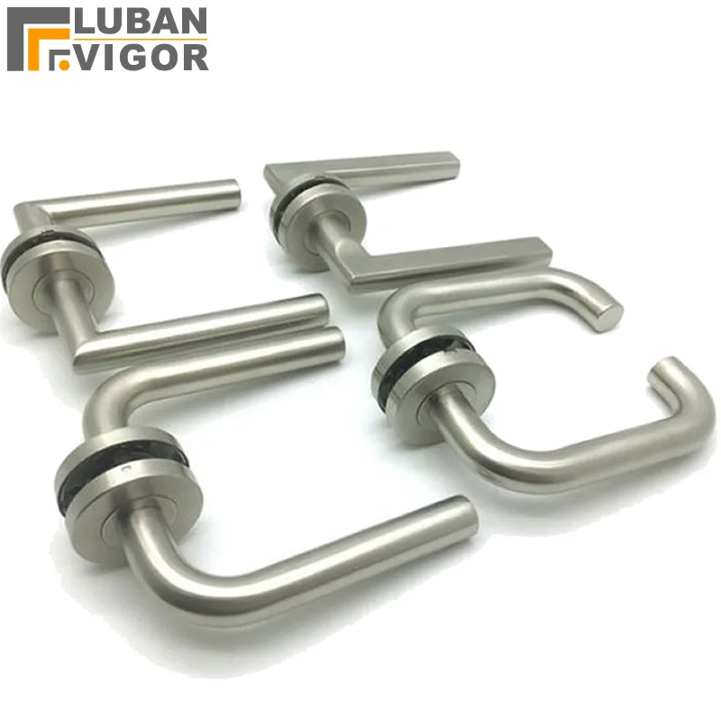 High quality 304 stainless steel Split door lock handle Fire door handle Brushed surface Multiple appearances