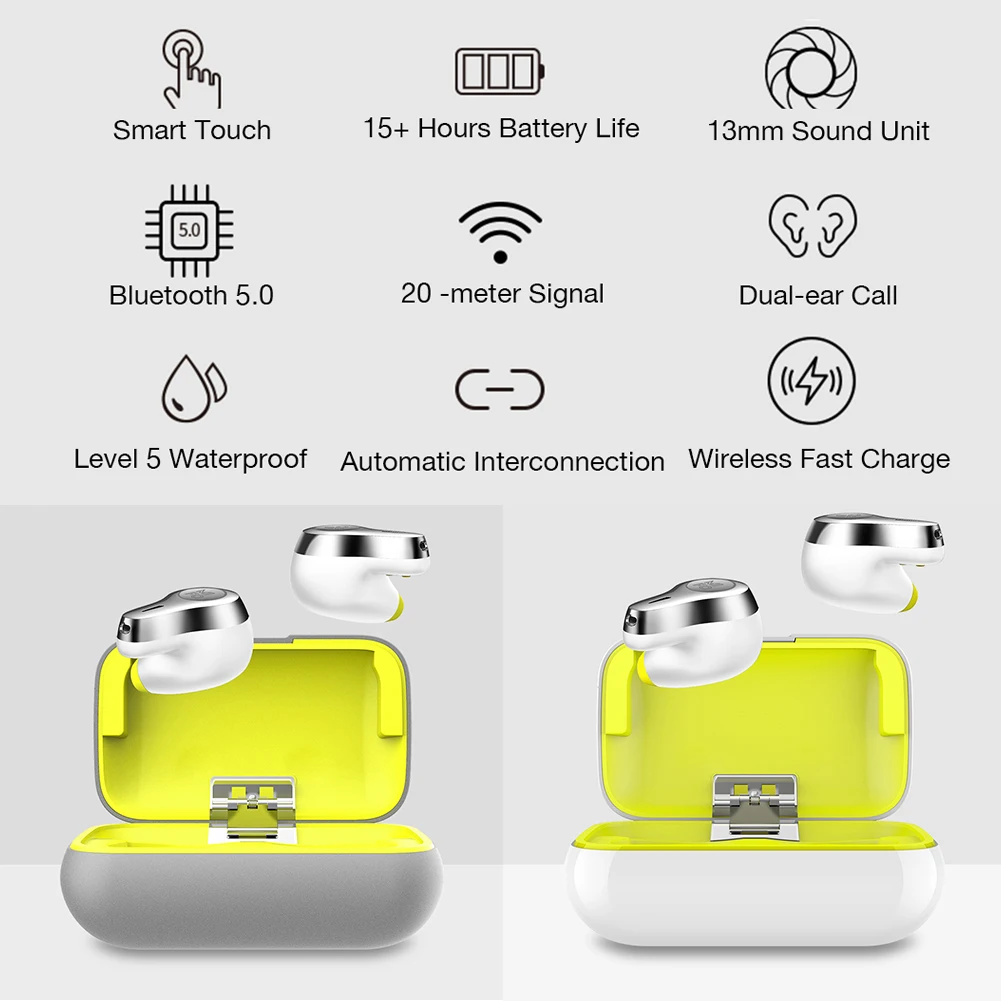 Новинка, хит, O3, Bluetooth 5,0, настоящие беспроводные наушники, TWS, вкладыши, мини, Bluetooth, наушники, спортивные, шумоподавление, стерео звук, наушники