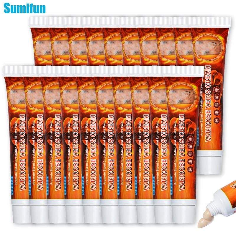 20 шт. Sumifun 2020 Новый крем для лечения варикозного расширения вен 100% оригинальный