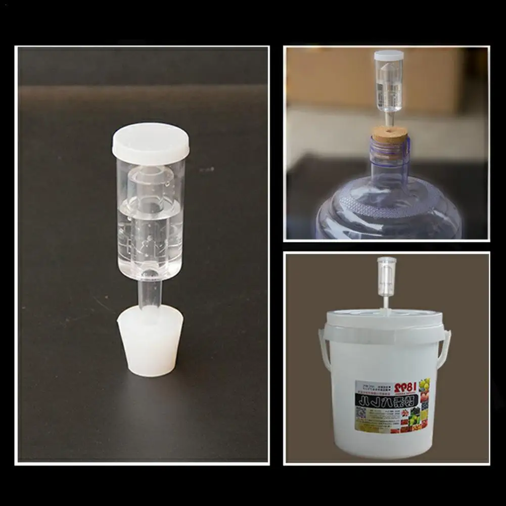 New One Way Air Lock Brewing Barrel Exhaust Valve Fermentation Wine