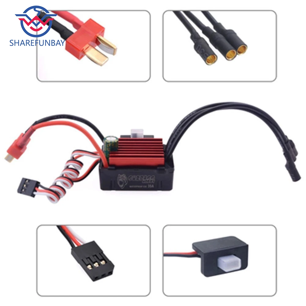 

Rc car toy car with 35A ESC waterproof sensorless brushless speed controller