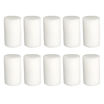 

10Pcs 6cm Mini Paint Roller Foam Covers Refills White Painting Supplies