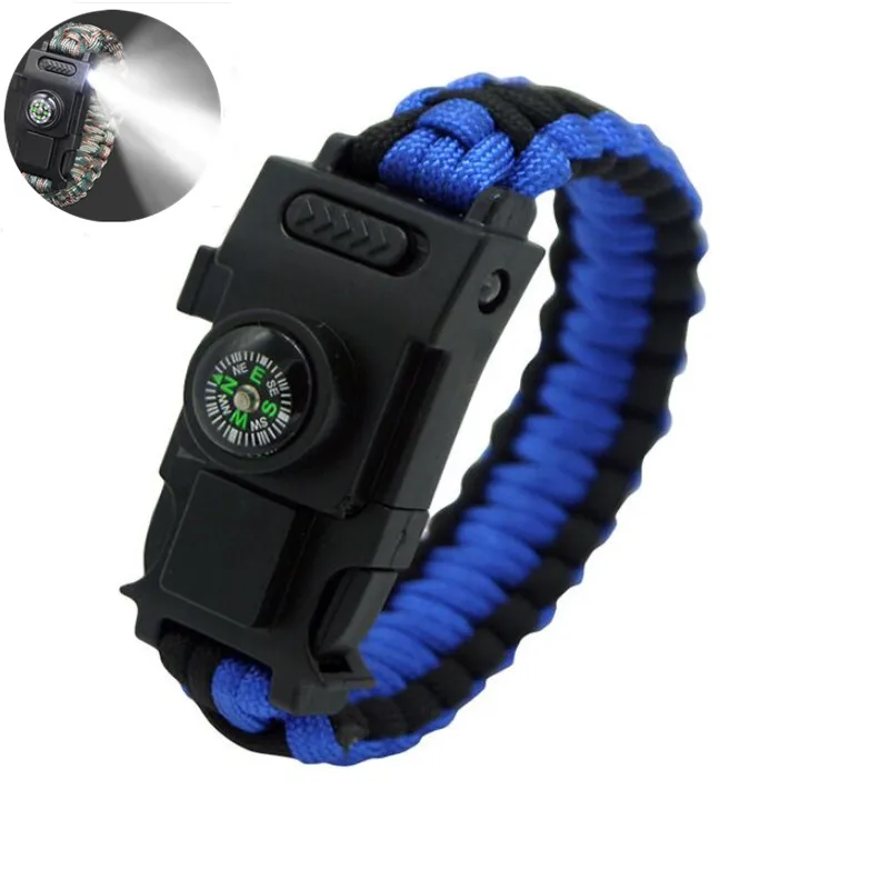 Tactical Wrist Compass Led light Outdoor Camping Tool Survival Adventure Hiking Tourism Equipment Fishing Hunting Accessories