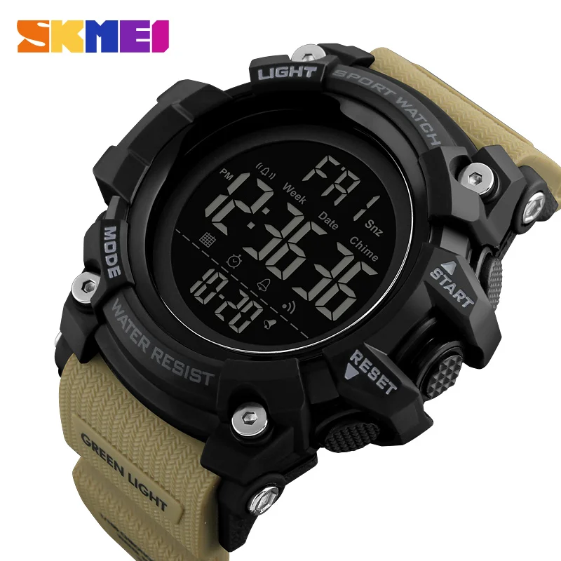 Эксклюзивный бренд SKMEI Bluetooth Смарт спортивные часы для улицы мужские водонепроницаемые военные наручные часы Многофункциональный светодиодный цифровые часы