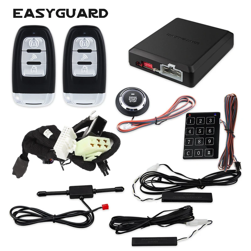 Easyguard Can Bus Plug & Play Fit For Jeep Commander Wrangler 13-17 Pke Car  Alarm System Remote Starter Push Button Start - Car Key - AliExpress