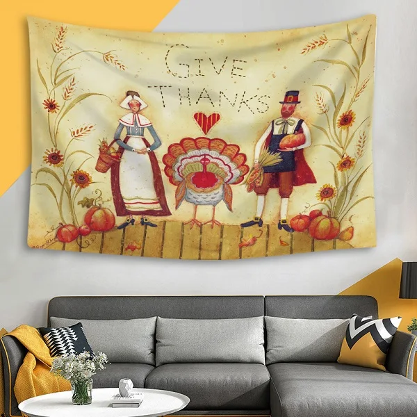 New Restore Style Cartoon 130*150cm Cartoon Psychedelic Tapestry Wall Hanging Wall Blanket Art Home Decor