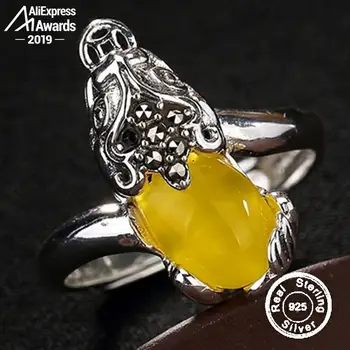 

NOT FAKE Israel S925 Fine Antique shop Ring Sterling Silver Money Frog Wealth Fortune Natural Artisan Baltic Semi Gemstone amber opal