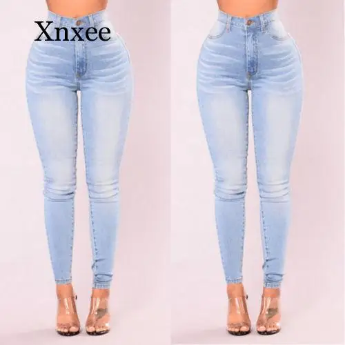Newest Arrivals Fashion Hot Women Lady Denim Skinny Pants High Waist Stretch Jeans Slim Pencil Jeans Women Casual Jeans