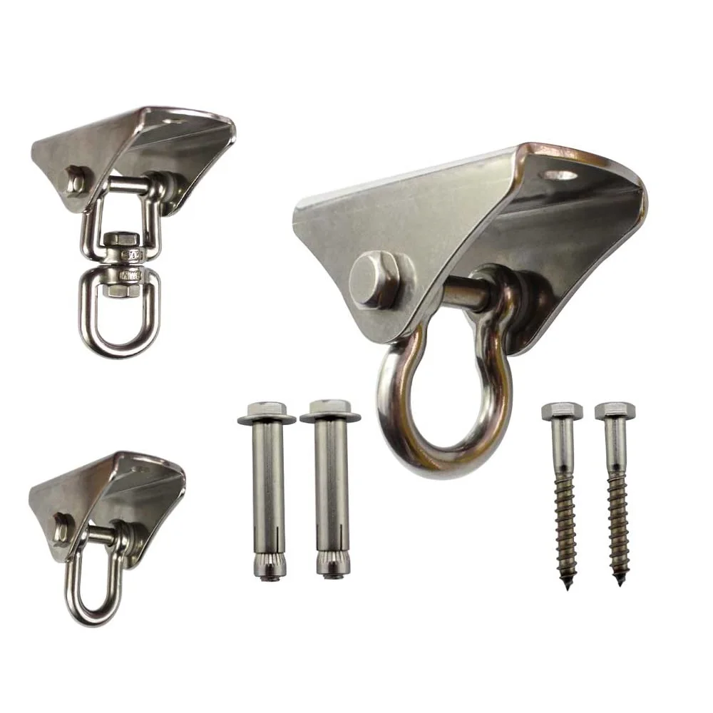 Stainless Steel Heavy Duty Swing Hangers Suspension Hooks with Bolt Playground 