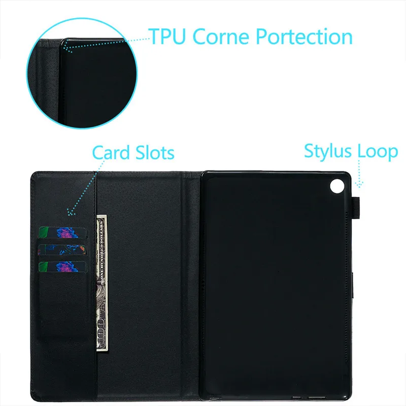 Wekays Coque для huawei MediaPad M5 10 Pro кожаный чехол с рисунком для huawei Mediapad M5 10," CRM-AL09 CRM-W09 чехлы