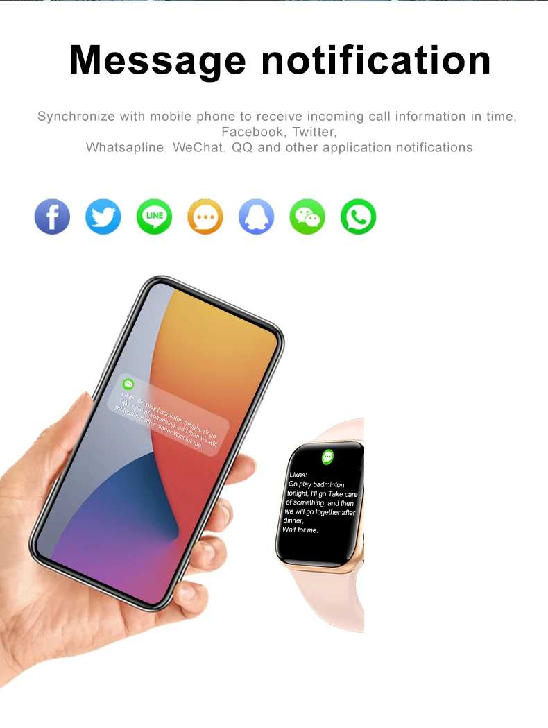 Original M36 Plus 1.8 inch Smart Watch 44MM Bluetooth Call Wireless Charging IP67 Waterproof Music Play Password Lock Smartwatch