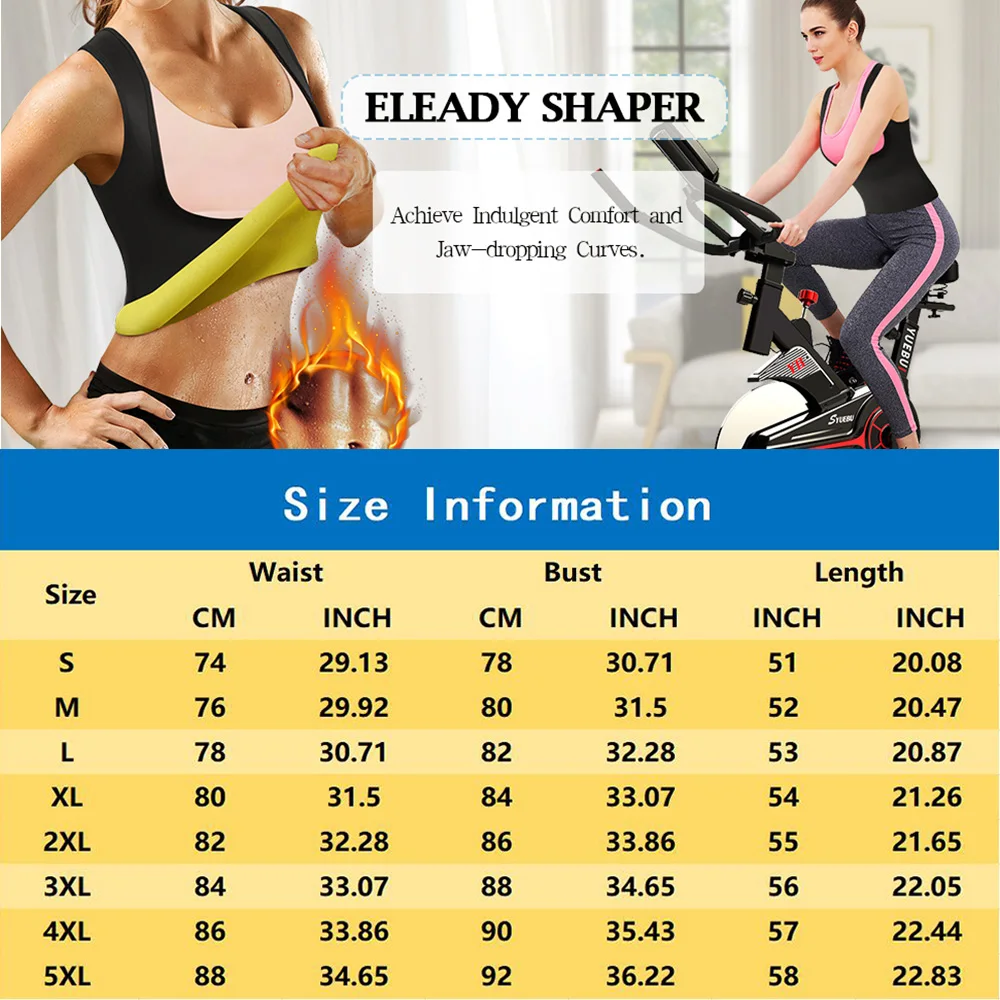 shapewear for tummy Women Hot Sweat Body Shaper Slimming Workout Shirt Vest Thermo Yoga Fat Burner Waist Shaper Trainer Cincher Gym Sauna Bodysuit shapewear for tummy