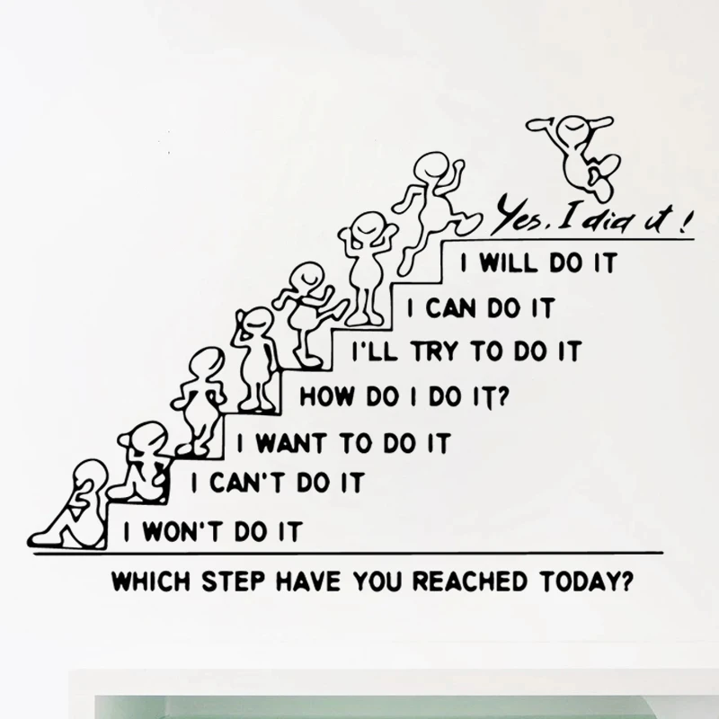 The Office Quotes Wallpaper Motivational Office Quotes Phrase Vinyl Wall Sticker For Living Room  Bedroom Parlor Office Wallpaper Decor Decals Poster Hq1170|Wall Stickers| -  Aliexpress