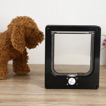 

Pet Intelligent Control Cat Doors ABS Small Cat Dog Gate Door Safe Flap Door Pet Gate Door Kit Cat Dogs Flap Doors