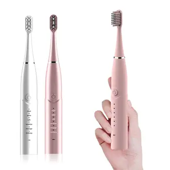 

Powerful Electric Toothbrush USB Rechargeable Sonic Waterproof Deep Clean Teeth Brush Cleaning Dental Care