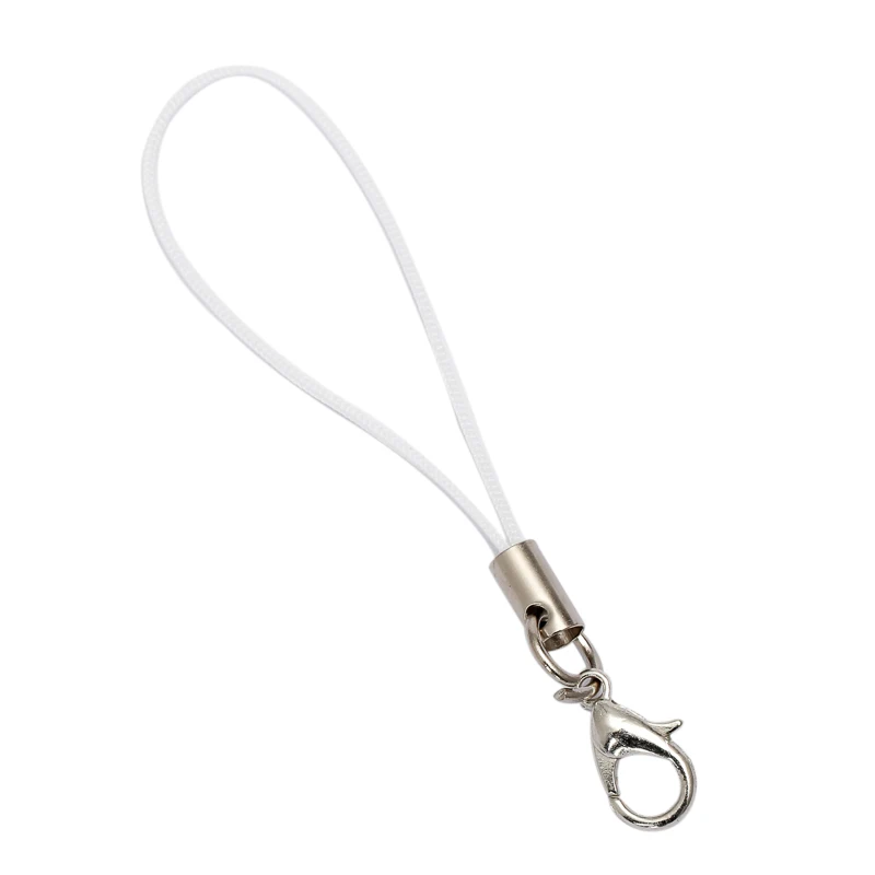 XPEX 50pcs Telefono Cellulare Cordino Portachiavi Moschettone da Polso Aragosta Gancio Gioielli Fai da Te