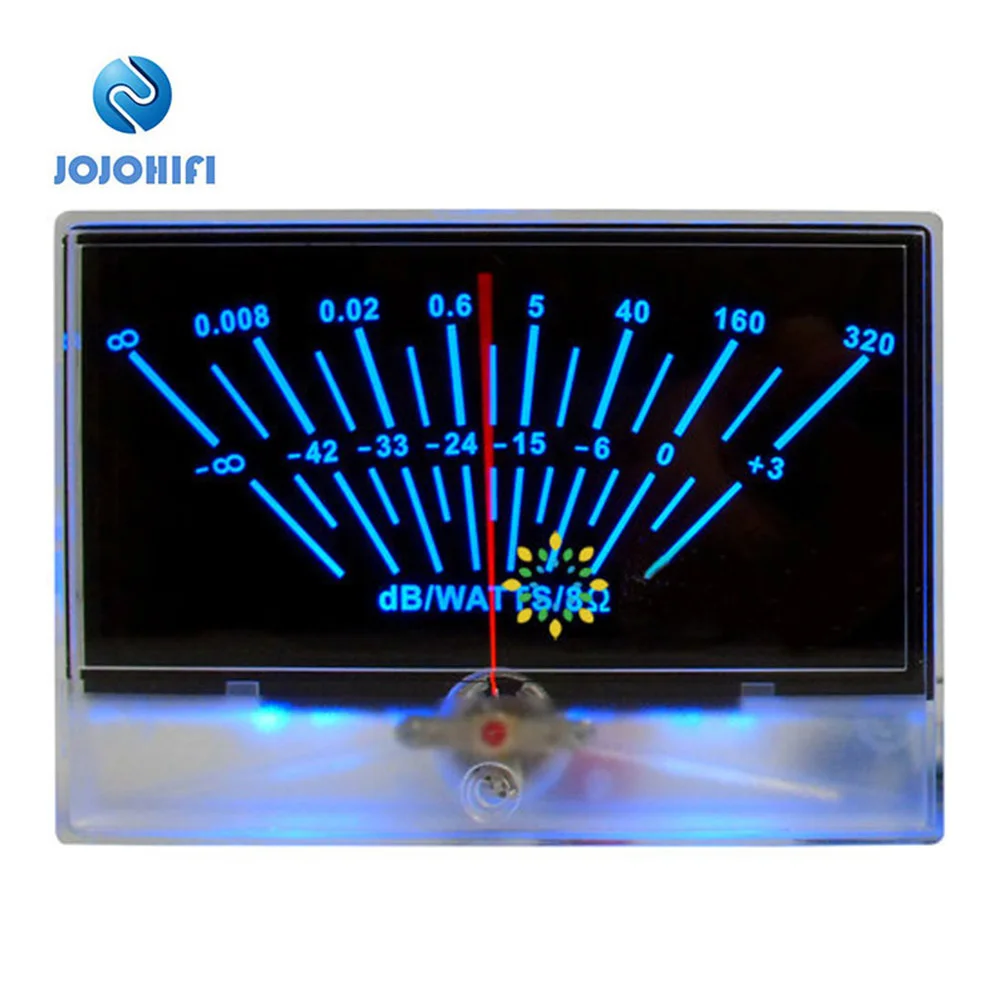 

1/2/4/6/8pcs P-134 VU Meter High-precision Power Amplifier Head DB Level Meter DAC Audio Power Sound Pressure Meter w/Backlight