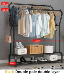 Perchero de pie para secado de ropa, perchero portátil con ruedas, para dormitorio