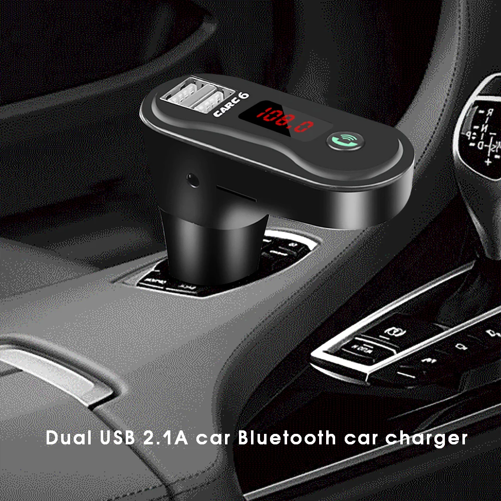JINSERTA 10 шт./лот беспроводной Bluetooth FM передатчик + AUX модулятор автомобильный