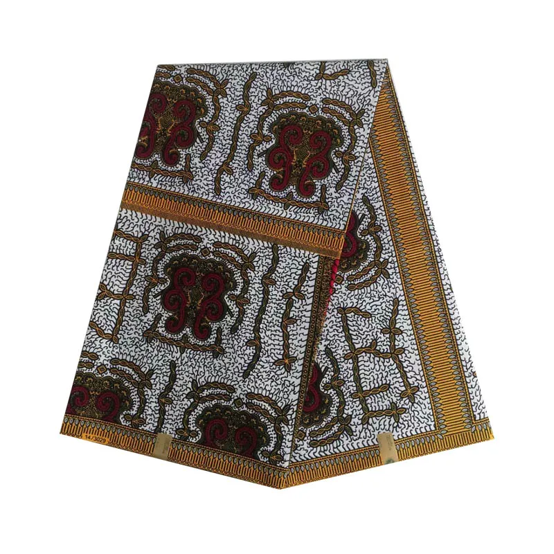 Воск Африканский голландский блок напечатан в ткани хлопок 6 ярдов Высокое качество pagne Анкара горячая Распродажа V-L 803