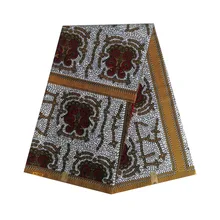 Воск Африканский голландский блок напечатан в ткани хлопок 6 ярдов Высокое качество pagne Анкара горячая Распродажа V-L 803