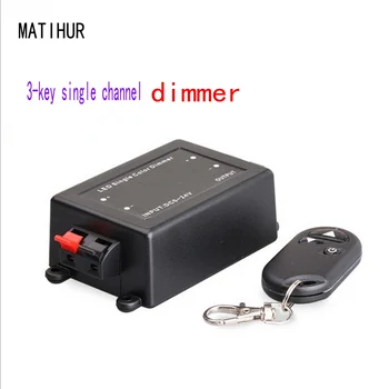 

3 Key RF Remote Control Wireless LED Single Color Dimmer Switch Controller intelligent gear dimming Dimming controller