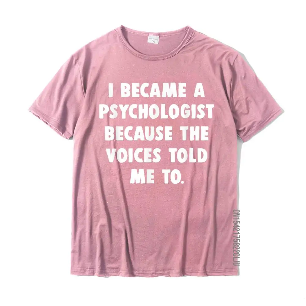 Summer Cotton Camisa Tops Shirts Graphic Short Sleeve Men Top T-shirts Printed On April FOOL DAY Tops Shirt Round Collar Funny Psychology Shirt Psychologist Psychiatrist Gift__32619 pink