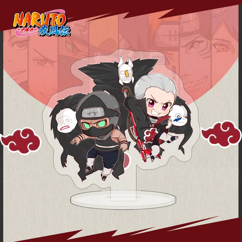 Akatsuki Tobi Deidara Uchiha Itachi Hidan Kakuzu Cute 10 см Акриловая подставка фигурка настольное