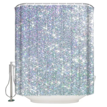 

Stars Rhombus Pictures Bathroom Shower Curtain Home Decoration Bathroom Accessories Shower Curtain