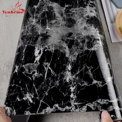 Marble Decorative Films Vinyl Self Adhesive Wallpaper Contact Paper for Kitchen Countertops Living Room TV Background Wall Paper