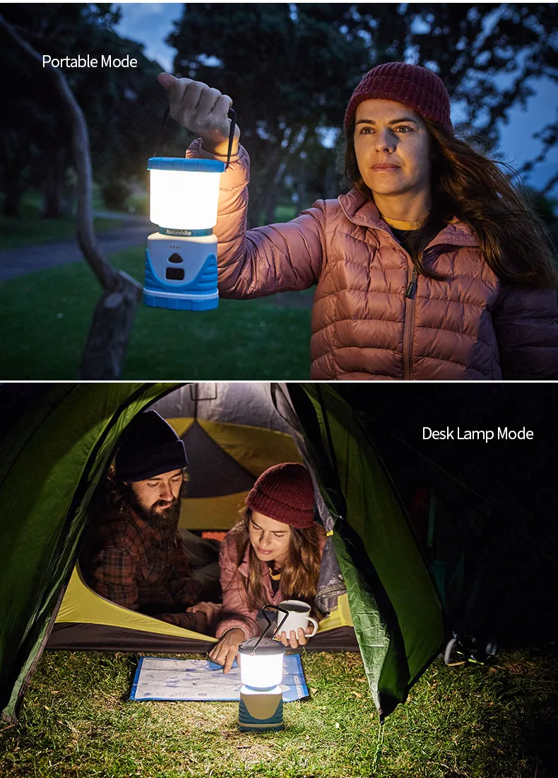 Naturehike, usb зарядка, уличный кемпинговый тент, светильник, 6600 мА/ч, светодиодный, двойной цвет, регулируемая температура, многофункциональная лампа для кемпинга