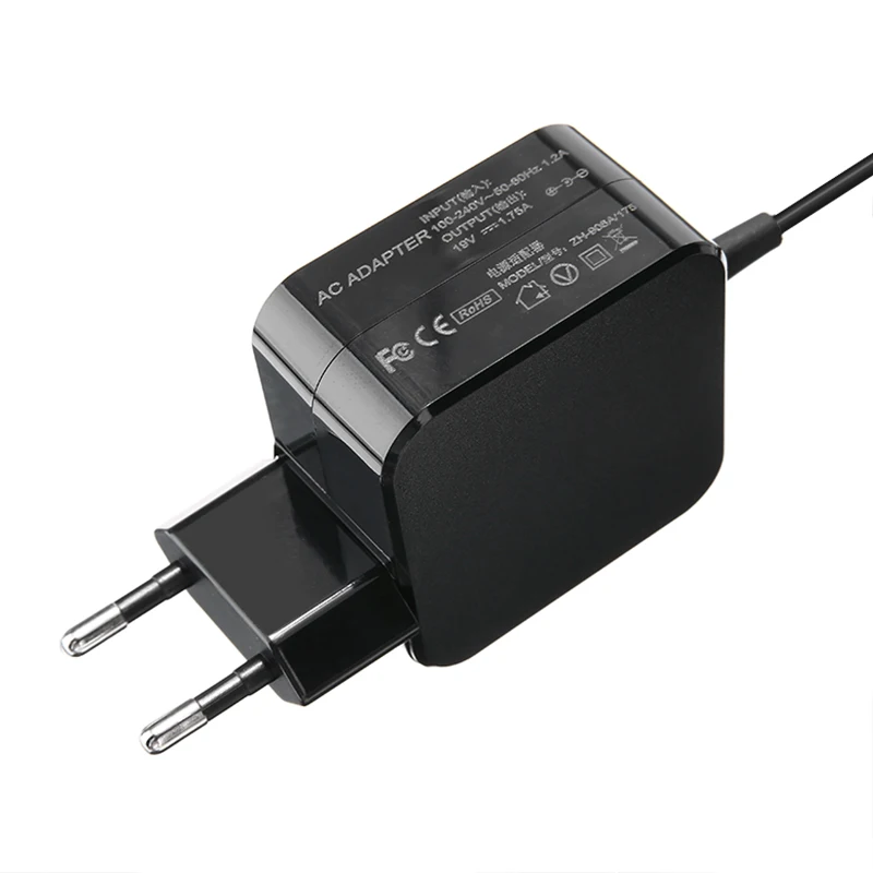 Для ноутбука Asus 19V 1.75A 33W EU Plug AC зарядное устройство адаптер питания для Asus eeebook X205 X205T X205TA зарядное устройство для ноутбука