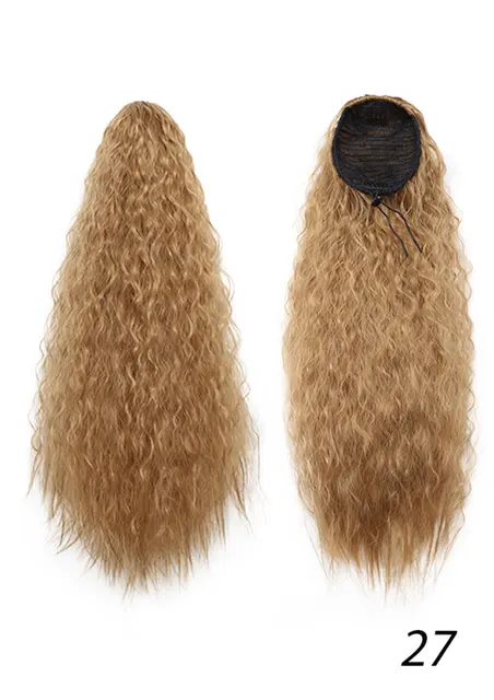 Amir Hair Drawstring Ponytail Extensions Synthetic Long Kinky Curly Ponytails Wig Hair Pieces For Women Fake Hair Extension Clip 27