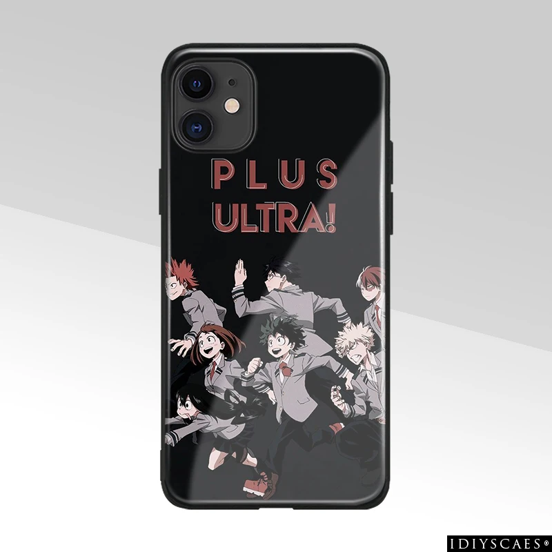Мягкий силиконовый чехол для телефона BNHA Boku no Hero Academia из закаленного стекла iPhone SE