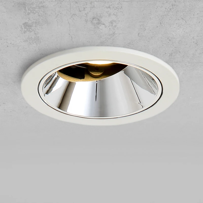 Вращающийся Угловой светодиодный встраиваемый светильник 9 Вт 12 Светодиодный