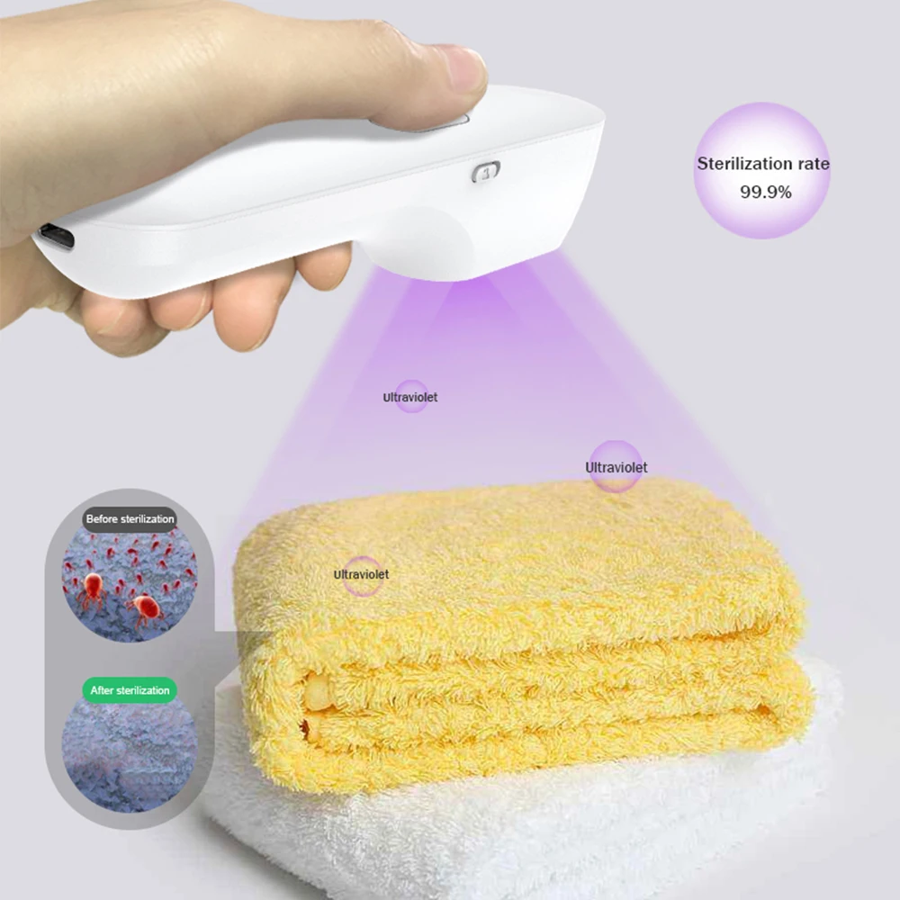 

Portable 99.9% Disinfection UV Lamp Home Living Room LED Ultraviolet Sterilization Germicidal Bacterial Disinfect Virus Lights