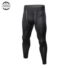 Мужские однотонные компрессионные утягивающие штаны повседневные Бодибилдинг мужские брюки быстросохнущие обтягивающие леггинсы для бега