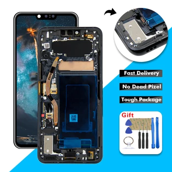 

AAA LCD Display For LG G8 ThinQ G820QM G820V G820N G820UM LCD Display Touch Screen Digitizer Glass Assembly + Tools