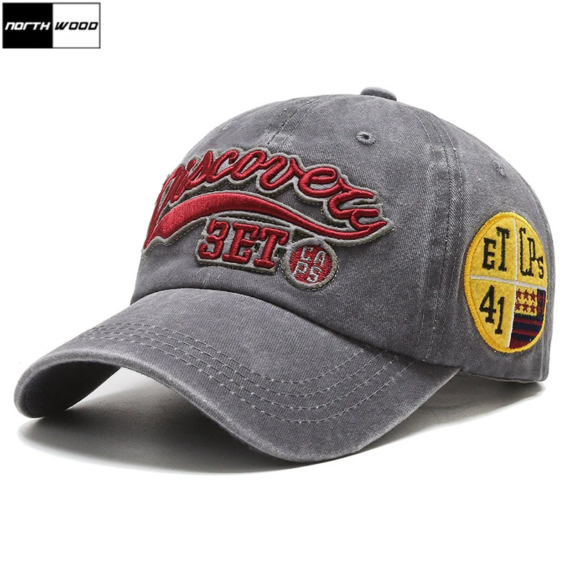 NORTHWOOD Модная хлопковая Мужская кепка 3D узор Женская бейсбольная Bone Casquette папа Kpop