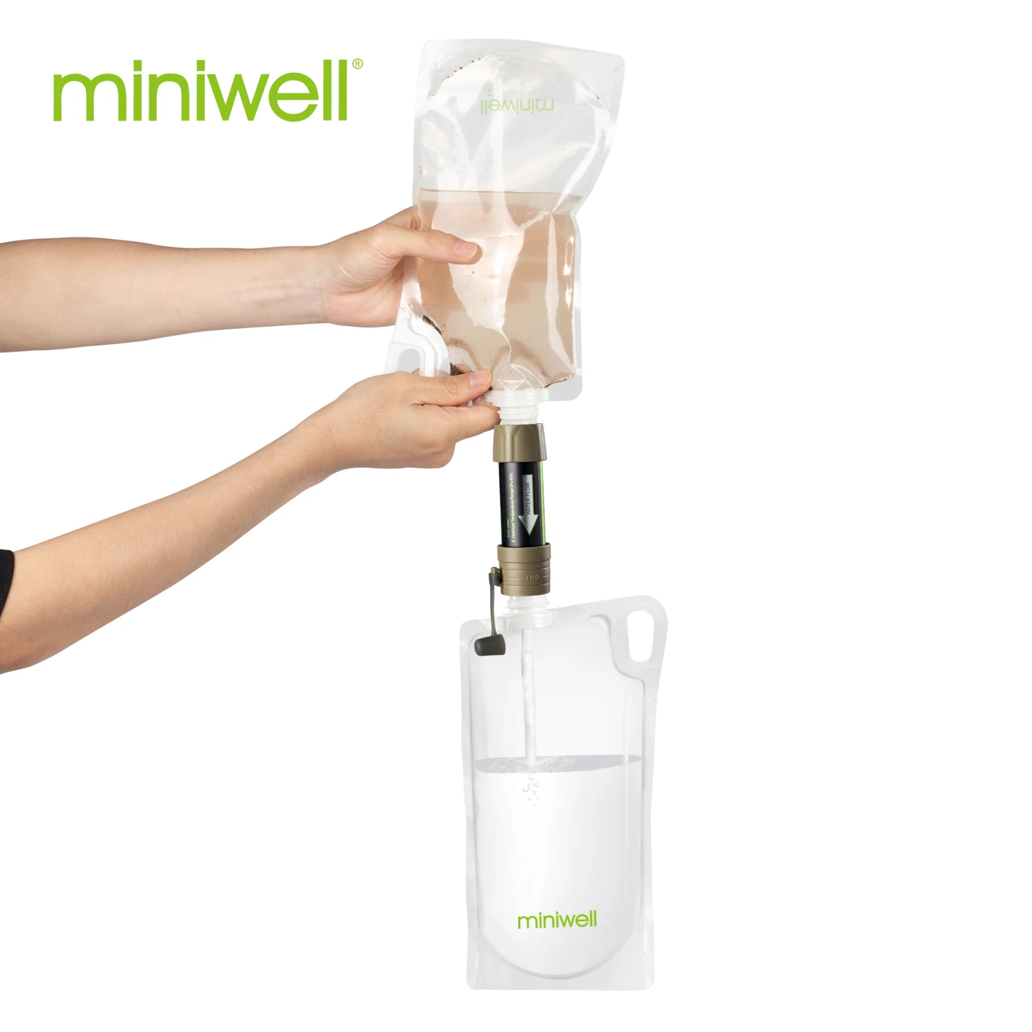 Water Filter miniwell outdoor water filter water filtration system with transparent bag water filter